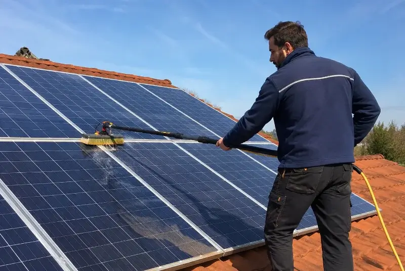 Nettoyage et entretien de panneaux solaires à Ferrière-la-Grande